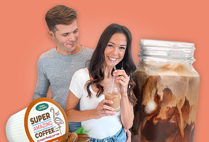 A delicious, cocoa-flavored coffee packed with 12 powerful superfoods!