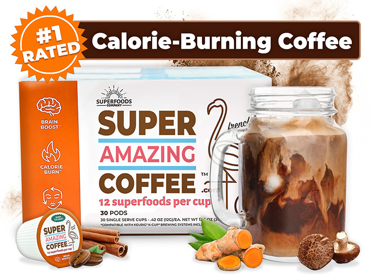 Tasty Vegan PlantBased Super Amazing Superfoood Infused Coffee by