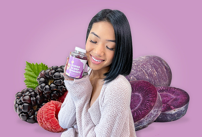 Each Super Sleep Gummy is packed with super ingredients.