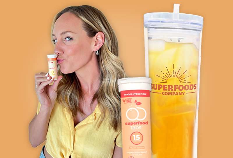 It's the delicious & low calorie way to cleanse & boost hydration with superfood nutrients