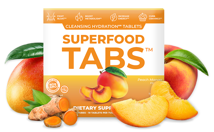 Superfood Tabs - Peach Mango Flavor