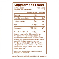 Amazing Coffee Supplement Facts