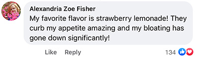 Superfood Tabs comments on Facebook